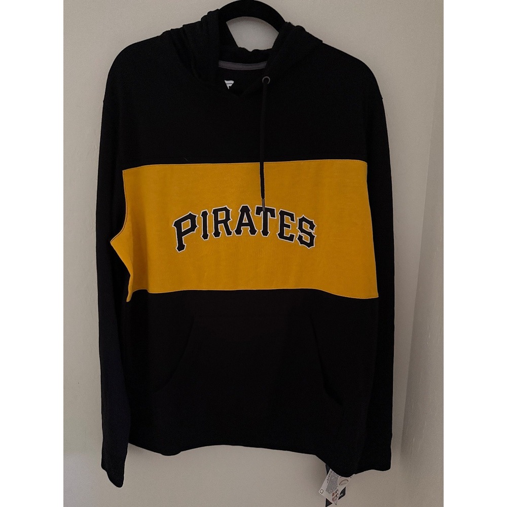 Men's Pittsburgh Pirates Fanatics Faux Cashmere Pullover Hoodie -Size Large- NWT